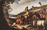 Abraham's Journey to Canaan by Pieter Lastman